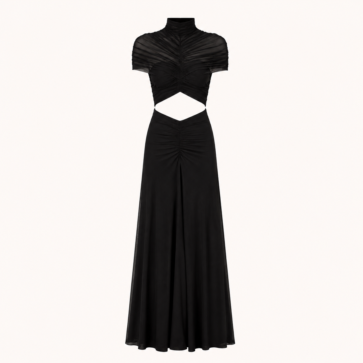 Selene Sheer Cut-Out Maxi Dress