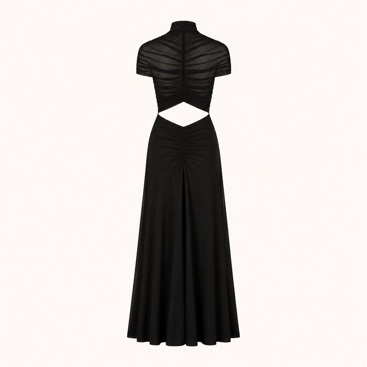 Selene Sheer Cut-Out Maxi Dress